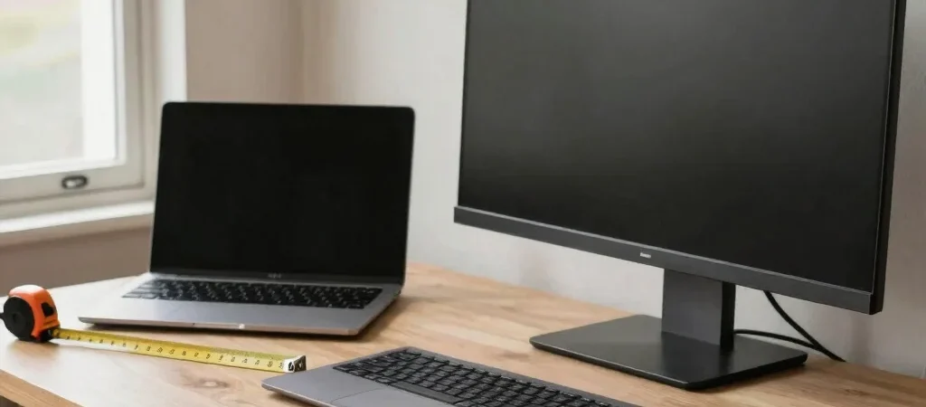 Antes de escolher um monitor, meça a mesa