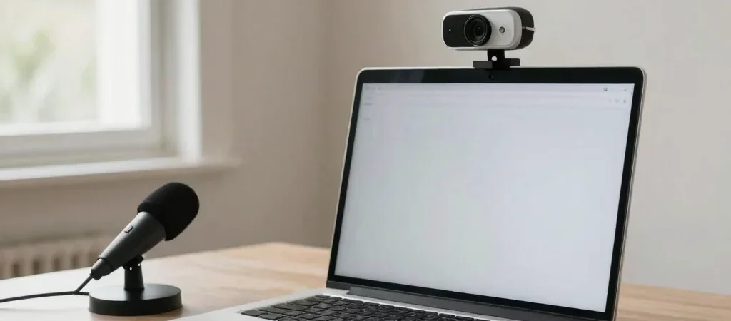 Na videochamada, resolva o áudio primeiro